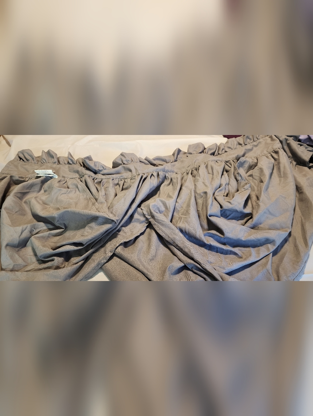 Women’s Gray Ruffled Skirt